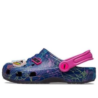 Zuecos Crocs (GS) Classic Disney Villains «Azul, Morado, Rosa» 207722-03