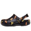 Zuecos Crocs (GS) Classic Food Print «Negro Amarillo» 207150-001