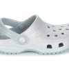 Zuecos Crocs (GS) Classic Glitter «Plateados» 205441-040