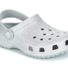 Zuecos Crocs (GS) Classic Glitter «Plateados» 205441-040