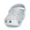 Zuecos Crocs (GS) Classic Glitter «Plateados» 205441-040