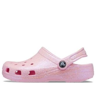 Zuecos Crocs (GS) Classic Glitter «Rosa» 206993-6S0
