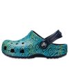 Zuecos Crocs (GS) Classic Graphic «Azul Verde» 204816-410