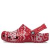 Zuecos Crocs (GS) Classic Holiday Sweater «Rojo y blanco» 209221-90H