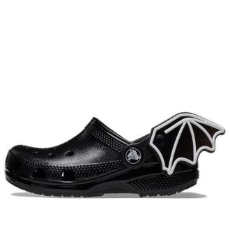 Zuecos Crocs (GS) Classic I Am Bat «Negro y blanco» 209231