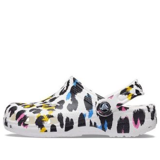 Zuecos Crocs (GS) Classic Out of This World «Blanco Multi» 206739-92V