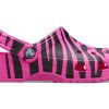 Zuecos Crocs (GS) Classic Out of This World «Rosa Eléctrico Negro» 206739-6QS