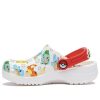 Zuecos Crocs (GS) Classic Pokemon «Blanco y Rojo» 207754-94S