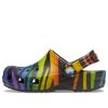 Zuecos Crocs (GS) Classic Seasonal Print «Black Multi» 207345-0C4