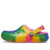 Zuecos Crocs (GS) Classic Tie-Dye con forro de pelusa «Multicolor» A206341-6RW