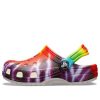 Zuecos Crocs (GS) Classic Tie Dye Graphic «Purple Red» 205451-90H