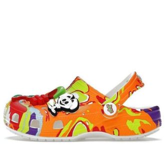 Zuecos Crocs (GS) Classic Trix «Naranja Multi» 207926-94S