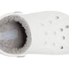 Zuecos Crocs (GS) Classic Warm, ligeros, color blanco y gris, 205977-11H
