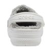 Zuecos Crocs (GS) Classic Warm, ligeros, color blanco y gris, 205977-11H