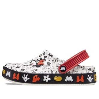 Zuecos Crocs (GS) Classic x Mickey Mouse «Blanco, Rojo, Negro» 208866-100