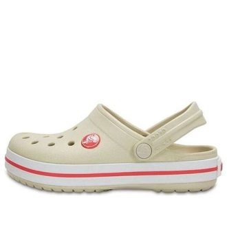 Zuecos Crocs (GS) Crocband «Beige Rojo» 204537-1AS