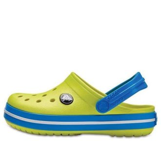 Zuecos Crocs (GS) Crocband de punta redonda «Amarillo Azul» 204537-73E