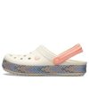 Zuecos Crocs (GS) Crocband Gallery «Blanco Rosa» 205166-1AS