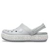 Zuecos Crocs (GS) Crocband Logo Mania «Gris Plata» 205992-00J