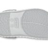 Zuecos Crocs (GS) Crocband Logo Mania «Gris Plata» 205992-00J