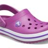 Zuecos Crocs (GS) Crocband «Morado Blanco» 204537-54R
