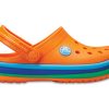 Zuecos Crocs (GS) Crocband Rainbow Band «Naranja Azul» 205205-80O