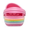 Zuecos Crocs (GS) Crocband Rainbow Glitter «Rosa» 206151-669