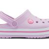 Zuecos Crocs (GS) Crocband «Rosa Blanco» 207005-6GD