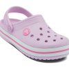 Zuecos Crocs (GS) Crocband «Rosa Blanco» 207005-6GD