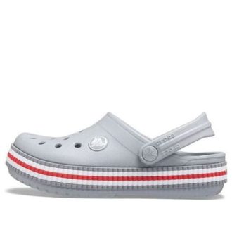 Zuecos Crocs (GS) Crocband Varsity «Gris Rojo» 207008-007