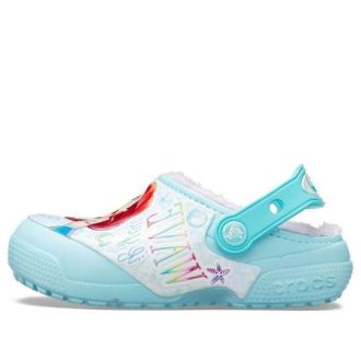 Zuecos Crocs (GS) Fun Lab Disney La Sirenita «Azul cielo blanco» 206281-4O9