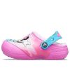Zuecos Crocs (GS) Fun Lab Disney Minnie con forro «Rosa Azul» 206554-6QQ
