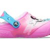 Zuecos Crocs (GS) Fun Lab Disney Minnie con forro «Rosa Azul» 206554-6QQ