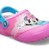 Zuecos Crocs (GS) Fun Lab Disney Minnie con forro «Rosa Azul» 206554-6QQ