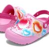 Zuecos Crocs (GS) Fun Lab Heart Lights «Rosa Azul» 205648-6I2