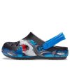 Zuecos Crocs (GS) Fun Lab Shark Lights «Negro, Gris, Azul» 207070-001