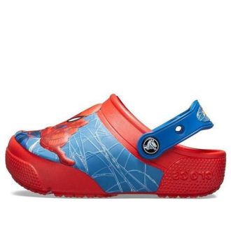 Zuecos Crocs (GS) Fun Lab SpiderMan con luces «Rojo Azul» 205506-8C1