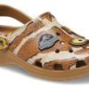 Zuecos Crocs (GS) Jurassic World Classic «Marrón Blanco» 208860-202