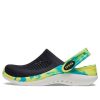 Zuecos Crocs (GS) LiteRide 360  Marbled «Negro Verde Agua» 207668-0C4