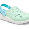 Zuecos Crocs (GS) LiteRide «Neo Mint White» 205964-3TM