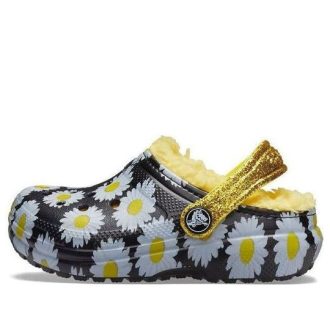 Zuecos Crocs (GS) Vacay Vibes con forro «Black Daisy» 207318-0ZI
