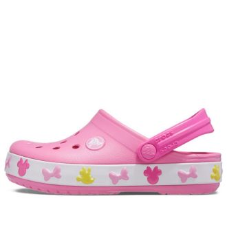 Zuecos Crocs (GS) x Disney Mickey y Minnie Mouse «Rosa y Blanco» 206800-04