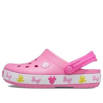 Zuecos Crocs (GS) x Fun Lab Disney Minnie «Rosa y Blanco» 207459-05