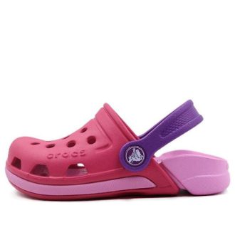 Zuecos Crocs Kids Crocs Classic, sandalias deportivas «Rojo, rosa y morado» 204991-66I