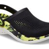 Zuecos Crocs LiteRide 2.0 «Negro Amarillo Neón» 207634-02K