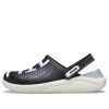 Zuecos Crocs LiteRide con logotipo «Negro y blanco» 205554-066