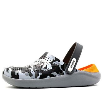 Zuecos Crocs Literide Graphic «Gris Negro» 205359-97A