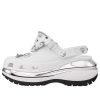 Zuecos Crocs Mega Crush «Blanco Plata» 209357-100