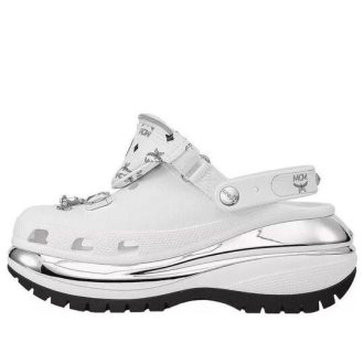 Zuecos Crocs Mega Crush «Blanco Plata» 209357-100