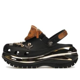 Zuecos Crocs Mega Crush «Negro tostado» 209357-001